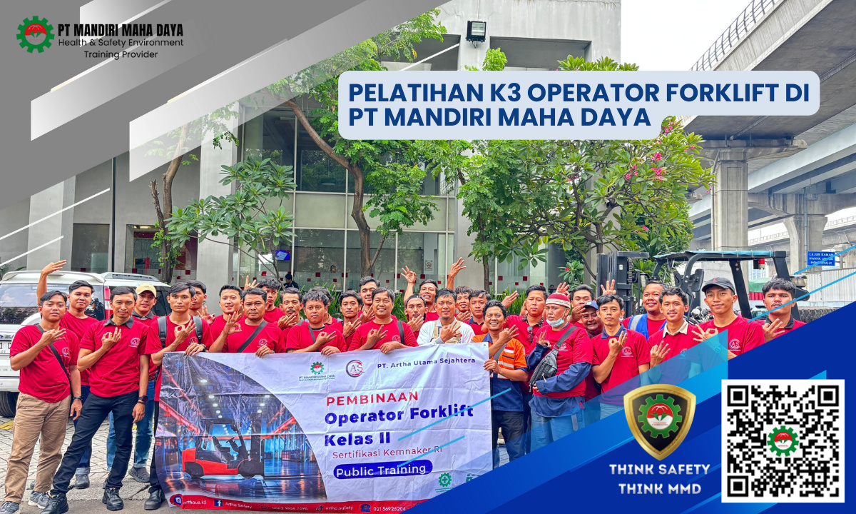 Pelatihan Operator Forklift Di PT Mandiri Maha Daya