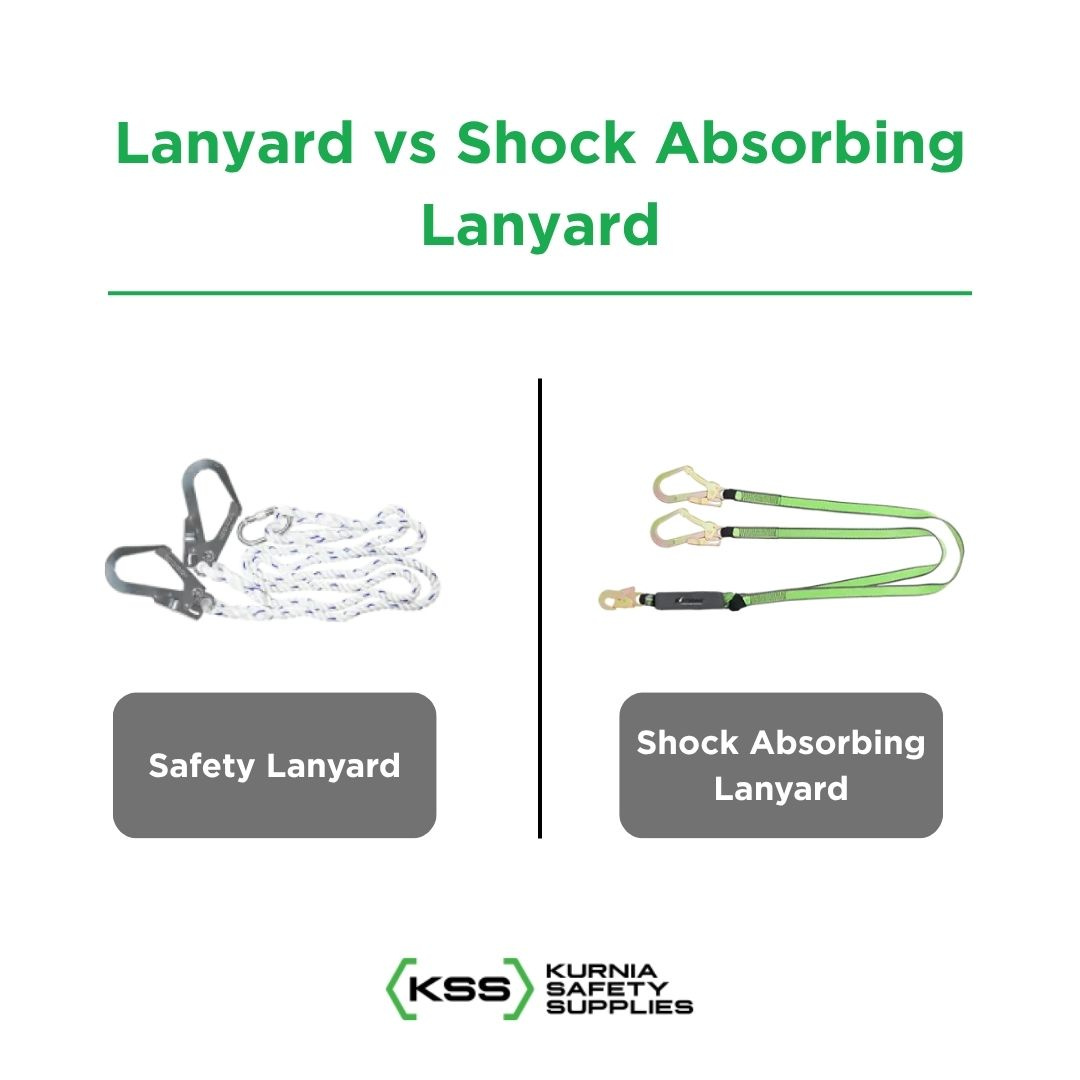 Shock Absorber lanyard vs lanyard