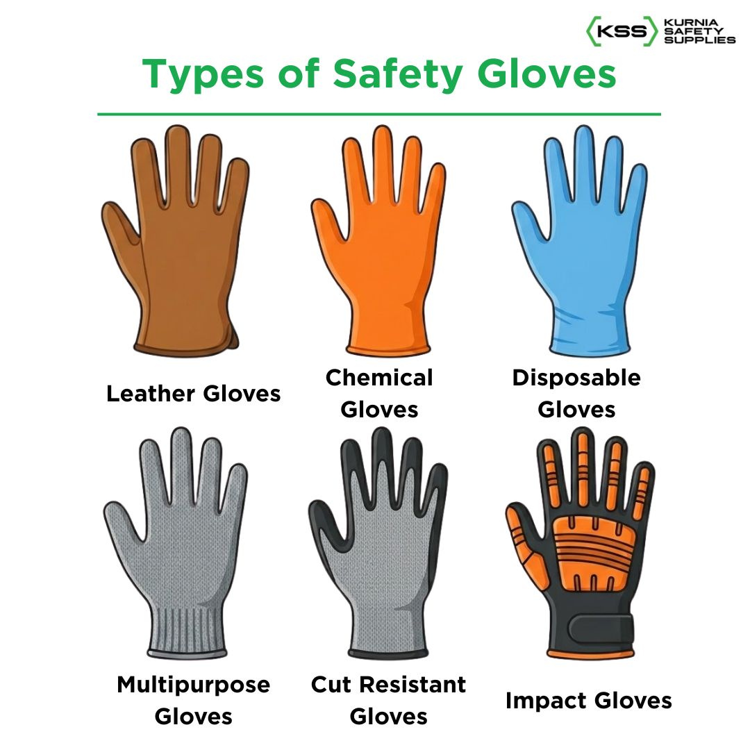 Types Of Safety Gloves