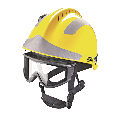 MSA F2 X-TREM ヘルメット ゴーグル、ヘッドライト付き MSA Safety Helmet F2 X-TREM - Kurnia Safety
